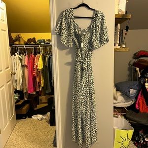 NWT Luca + Grae 2XL floral wide leg jumpsuit
